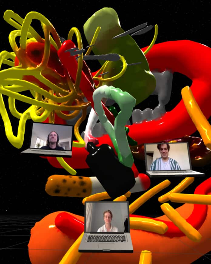 dasbisschentotschlag das bisschen Totschlag und Neesh Studio schaffen einen 3D Videochatraum zum Pre-Listening